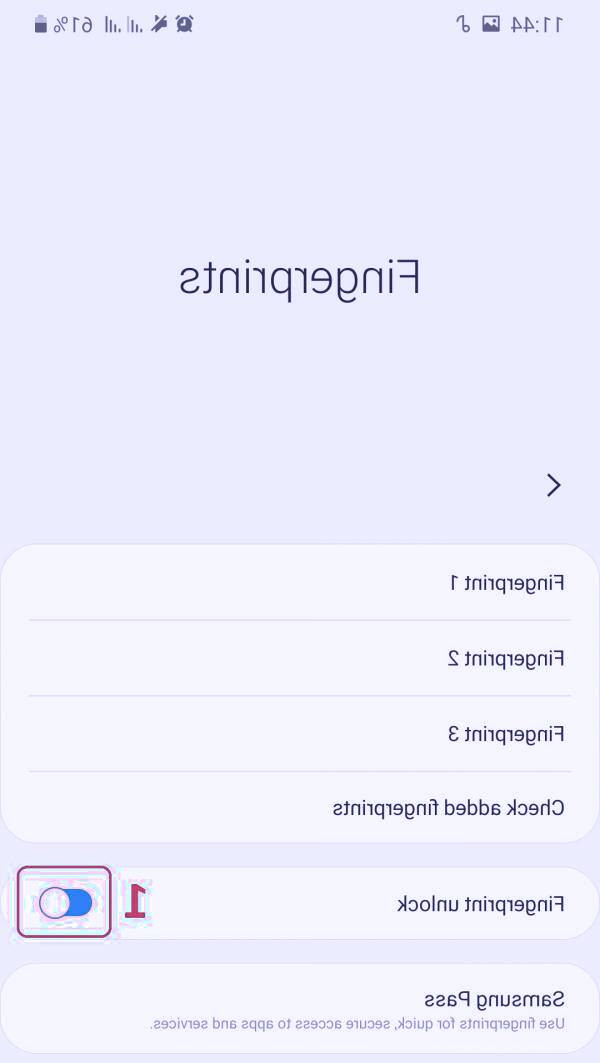 اثر انگشت روی گوشی