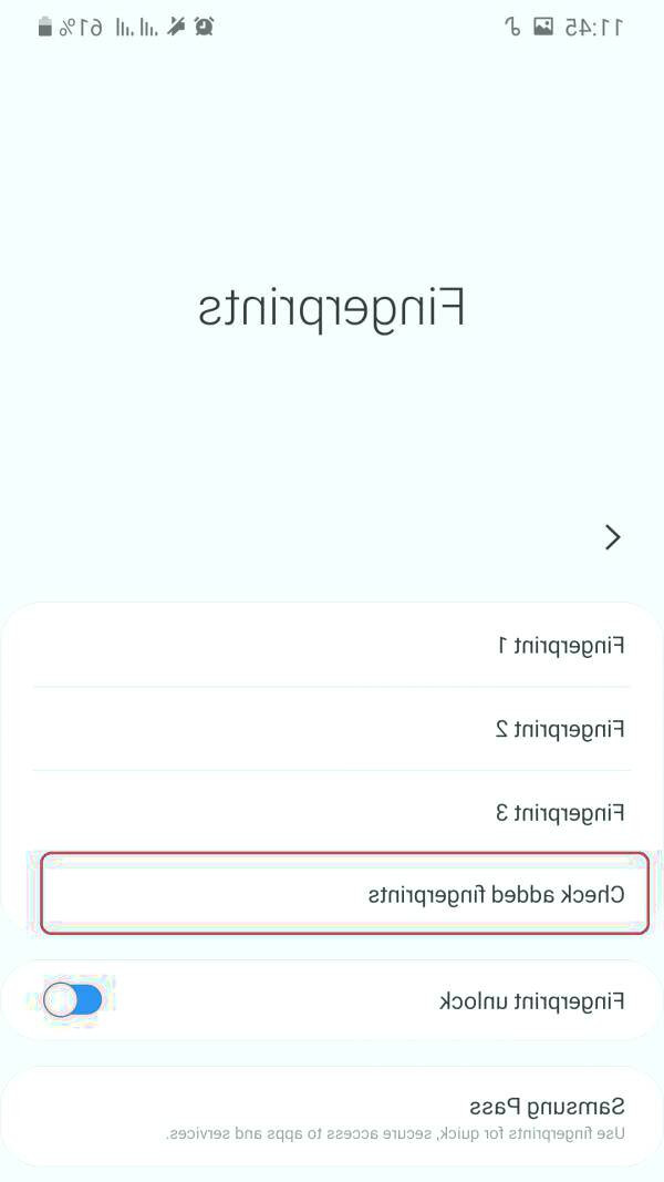 اثر انگشت روی گوشی