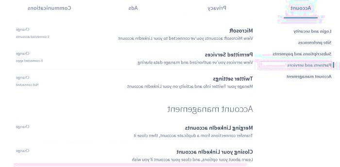 دیلیت اکانت لینکدین