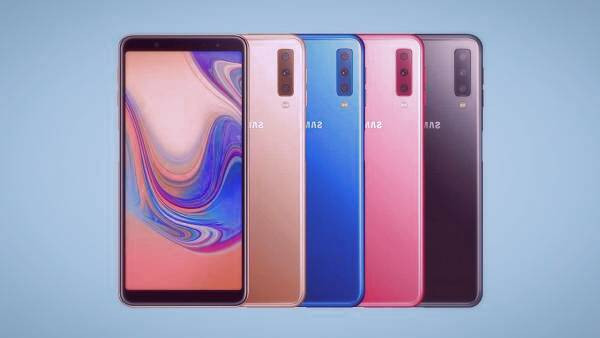 طراحی و ارگونومی گلکسی a7 2018