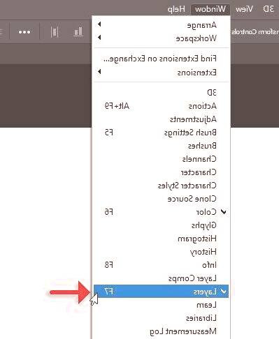 پنل لایه فتوشاپ