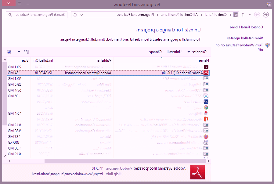 نحوه حذف برنامه در ویندوز