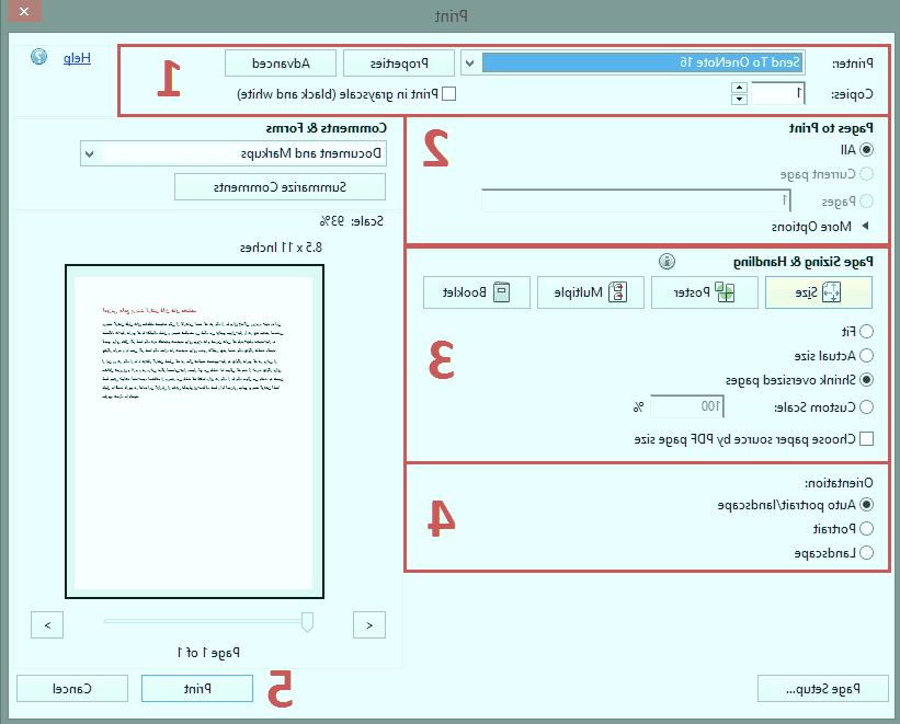 آموزش پرینت گرفتن pdf