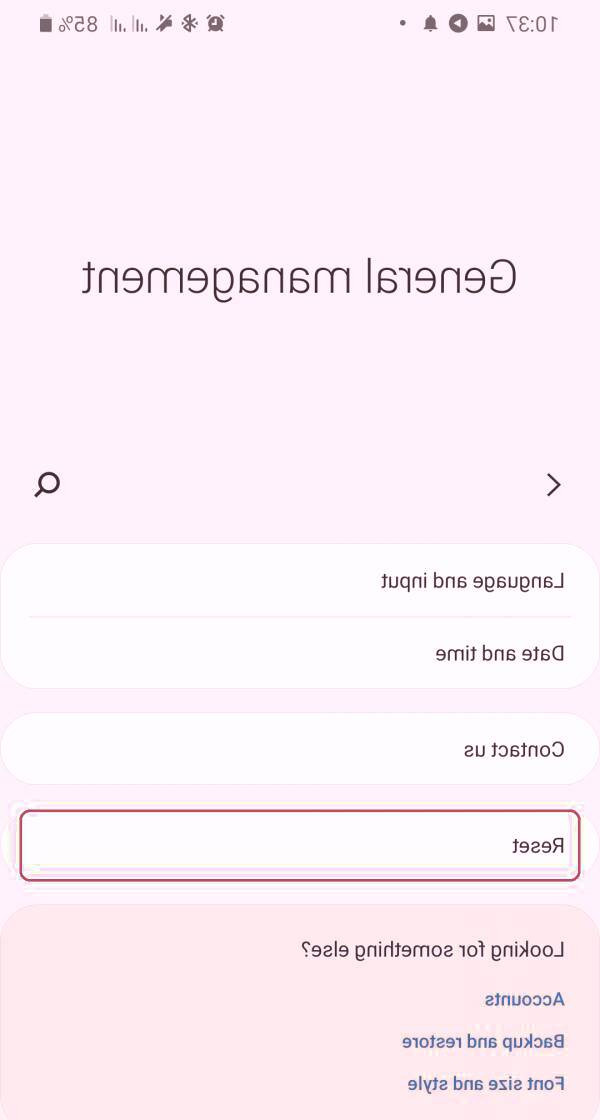 ریست گوشی سامسونگ