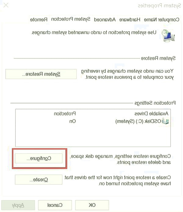 فایل بکاپ ویندوز