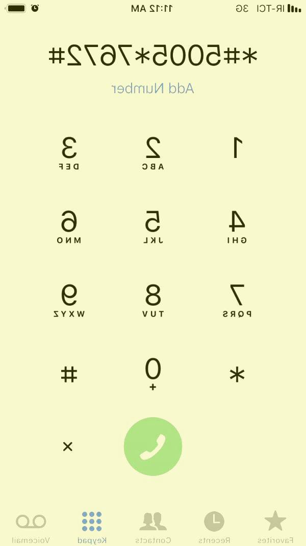 کدهای مخفی آیفون