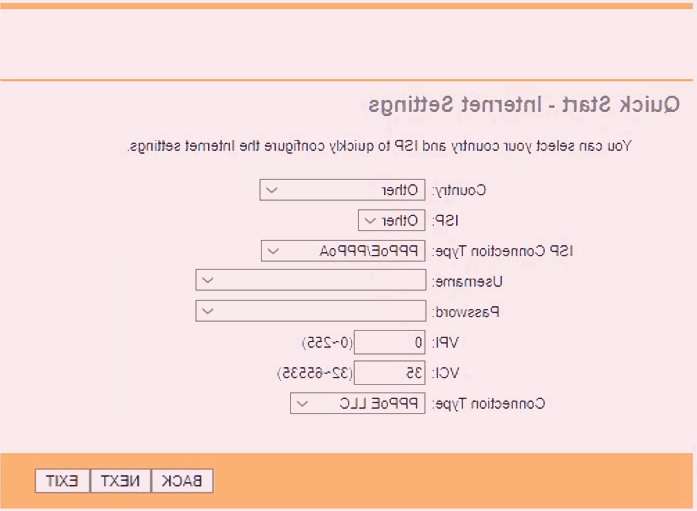 تنظیمات اصلی مودم