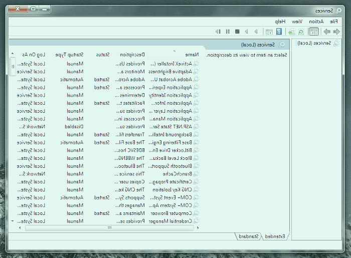 سرویس های ویندوز