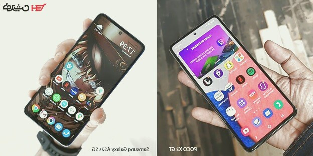 گلکسی A52S در برابر پوکو X3GT: مقایسه ای جامع