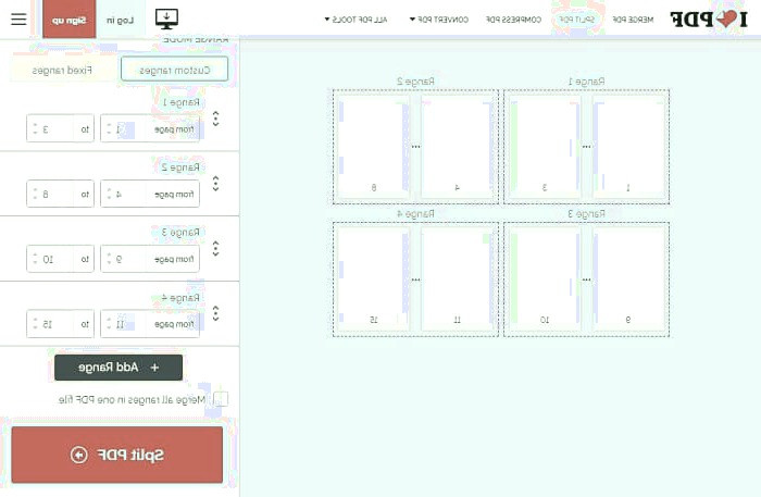 جداسازی فایل pdf