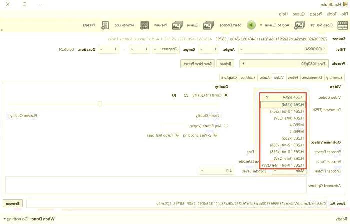 برنامه handbrake