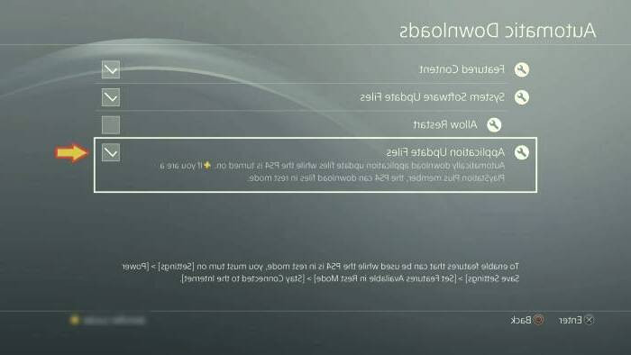 آپدیت خودکار ps4