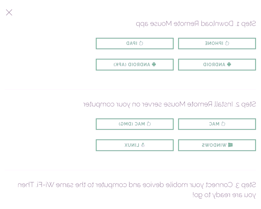تبدیل گوشی به موس
