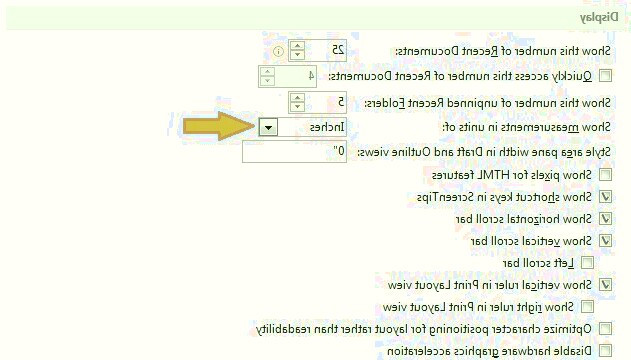 تغییر واحد ورد