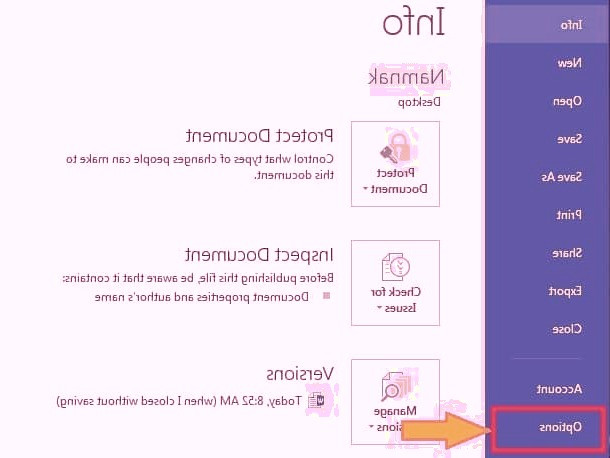 تنظیمات ورد