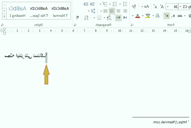 پاورقی مدنظر را انتخاب کنید حذف پاورقی