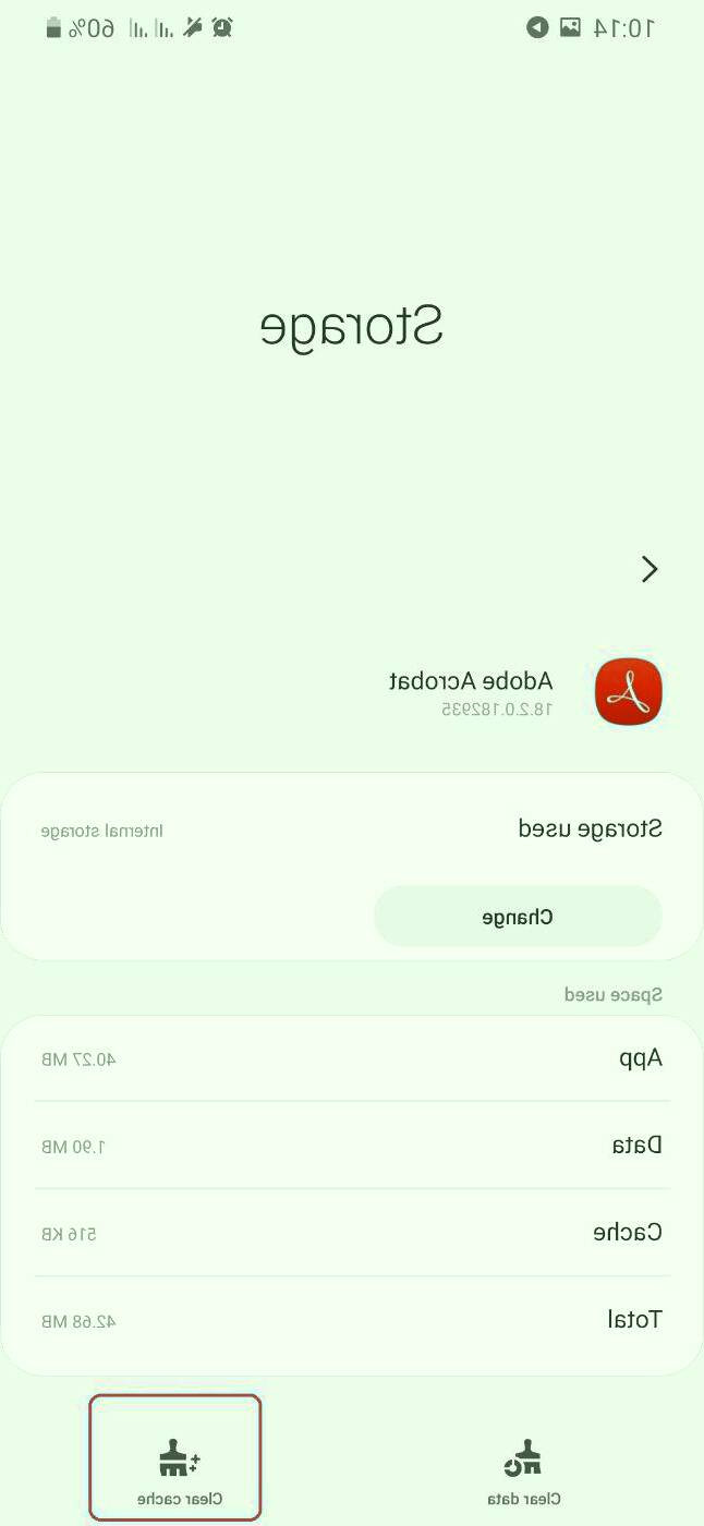 حافظه کش را حذف کنید کمبود فضا در اندروید