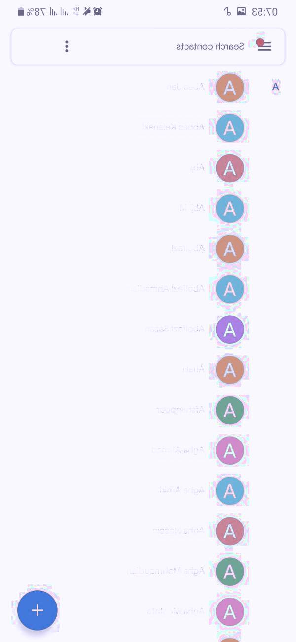 برنامه Contacts گوگل برای اندروید دفترچه تلفن