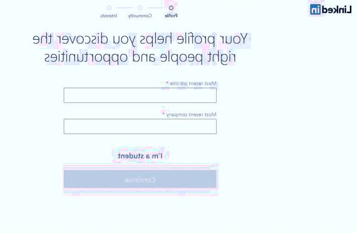 مراحل ساخت اکانت لینکدین لینکدین