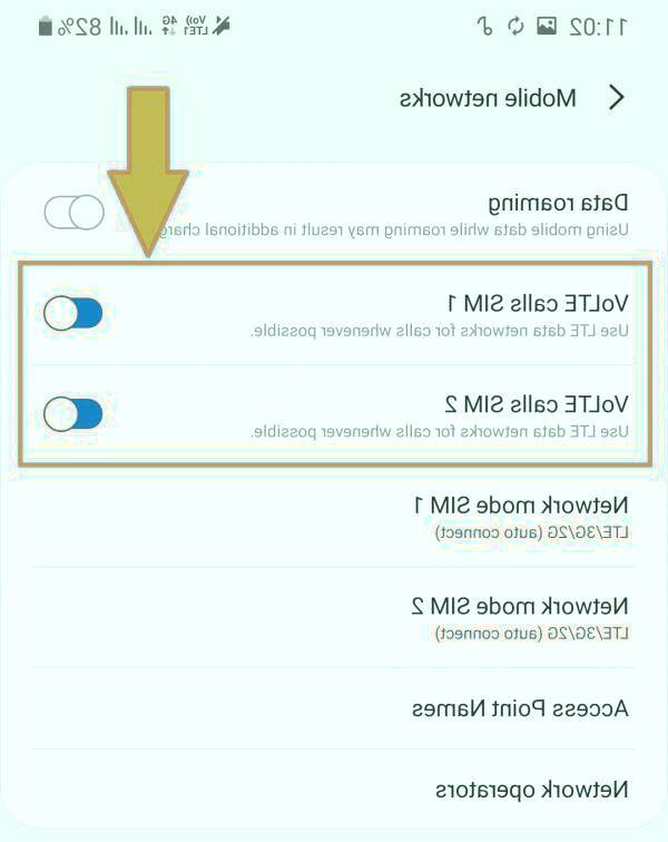 مدیریت سرویس volte سرویس volte