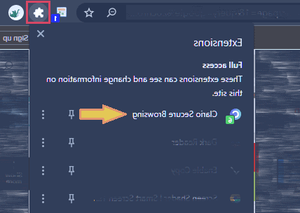 انتخاب افزونه