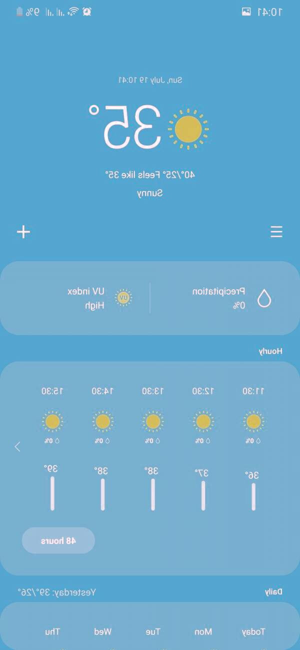 پیش بینی وضعیت هوا