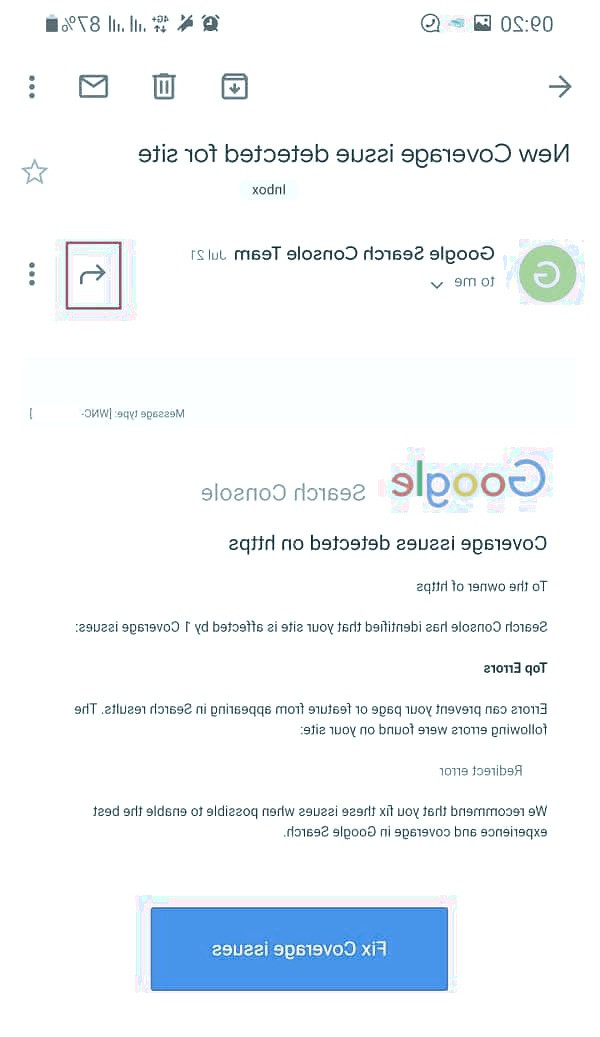 باز کردن ایمیل